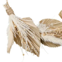 Fabrique de Styles Deco murale palmier d30cm en fleurs sechees et saule* Déco À Suspendre Et Adhésive