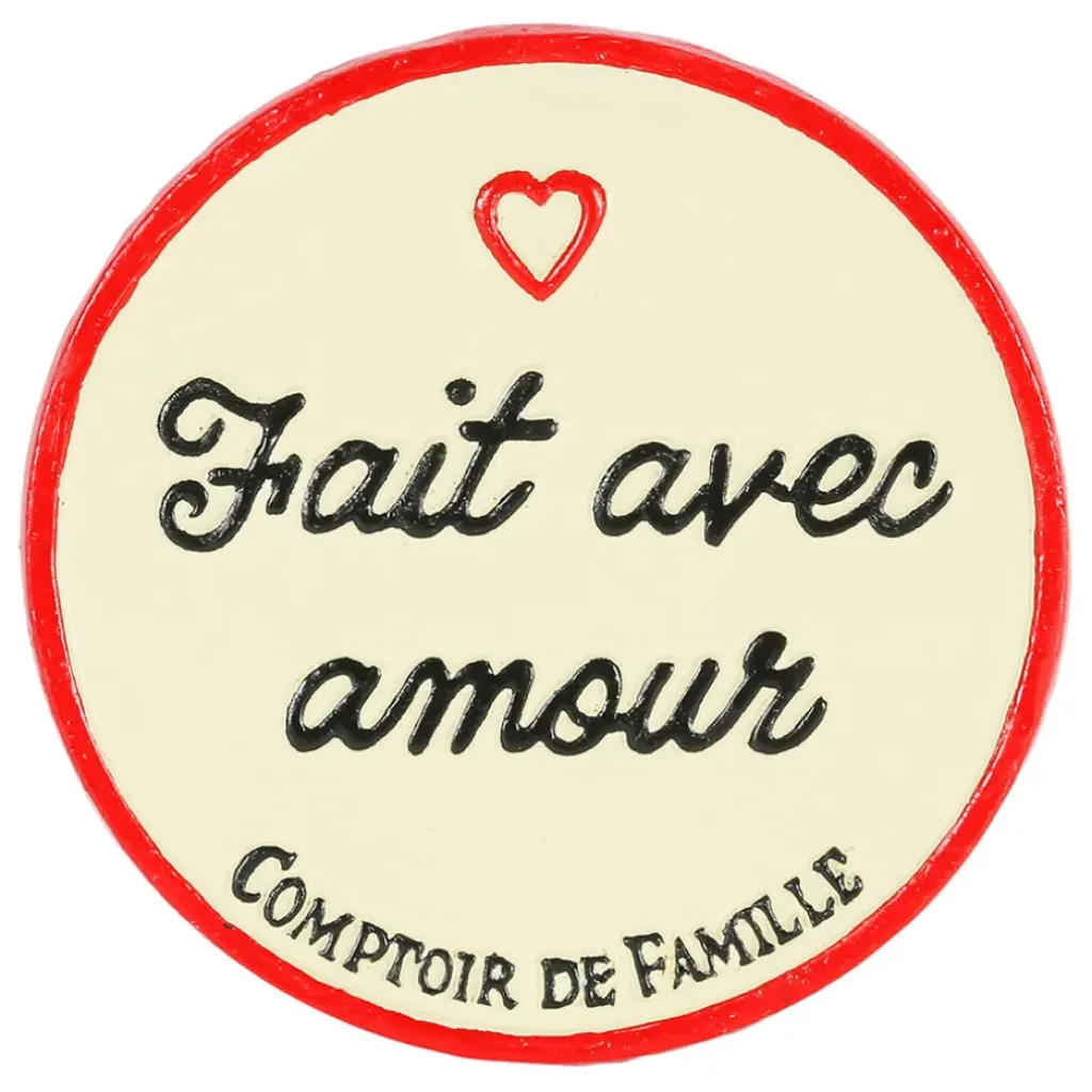 Fabrique de Styles Dessous de plat "fait avec amour" en fonte d24cm - Fontnel* Accessoires De Table