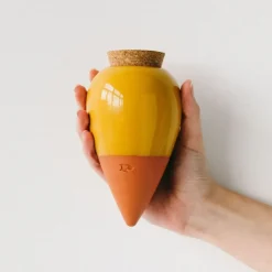 Fabrique de Styles Diffuseur d'eau en argile moutarde 25cl - Olla* Accessoires
