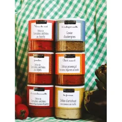 Fabrique de Styles Délice de tomate, jambon de pays & piment d' espelette* Conserverie