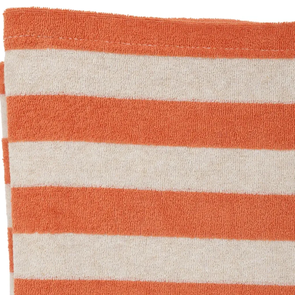 Fabrique de Styles Drap de plage en coton rayé et blanc 180x90cm - Palma* Draps De Plage Et Foutas