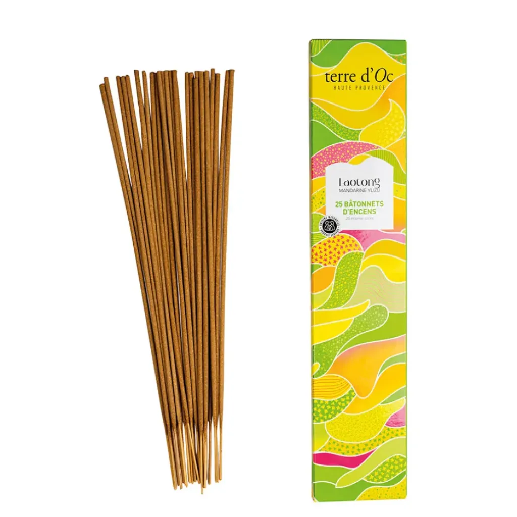 Fabrique de Styles Encens parfumes mandarine-yuzu laotong x25 batonnets* Encens