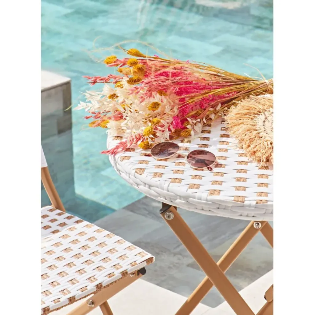 Fabrique de Styles Ensemble table et chaises de jardin en résine le - Bellano*Enfant Tables De Jardin|Jardin