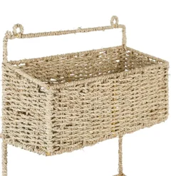 Fabrique de Styles Etagere murale 3 paniers recif en jonc de mer* Étagères Murales