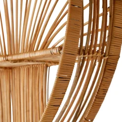 Fabrique de Styles Etagere murale ronde en rotin - Floraly* Étagères Murales