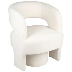 Fabrique de Styles Fauteuil avec tabouret bouclette - Organic* Fauteuils