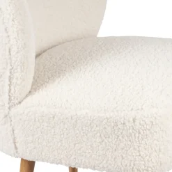Fabrique de Styles Fauteuil bouclette blanc - Elément* Fauteuils