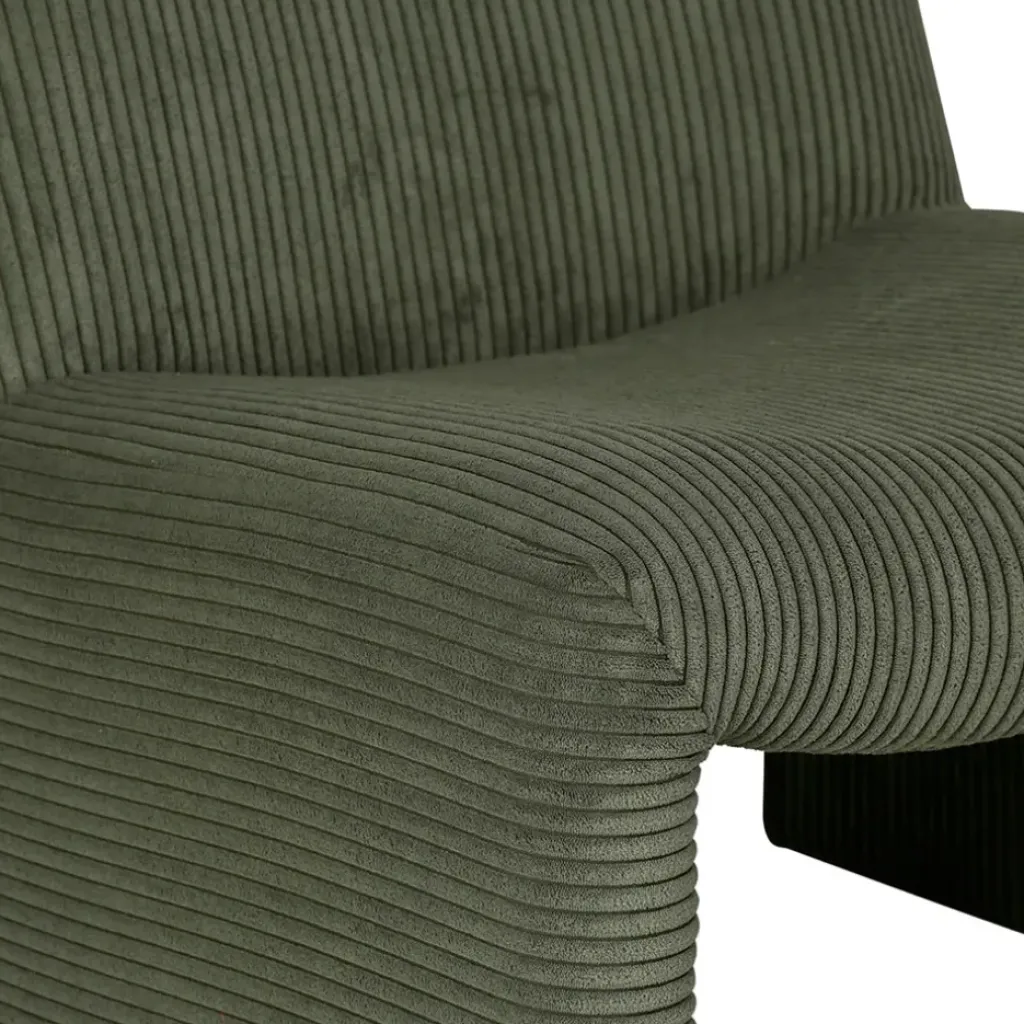 Fabrique de Styles Fauteuil en tissu côtelé - Minimal* Fauteuils