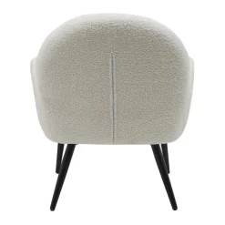 Fabrique de Styles Fauteuil en tissu effet laine bouclette - oria* Fauteuils