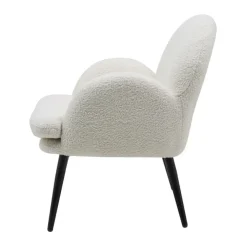 Fabrique de Styles Fauteuil en tissu effet laine bouclette - oria* Fauteuils