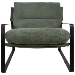 Fabrique de Styles Fauteuil en tissu et fer noir - Torsten* Fauteuils