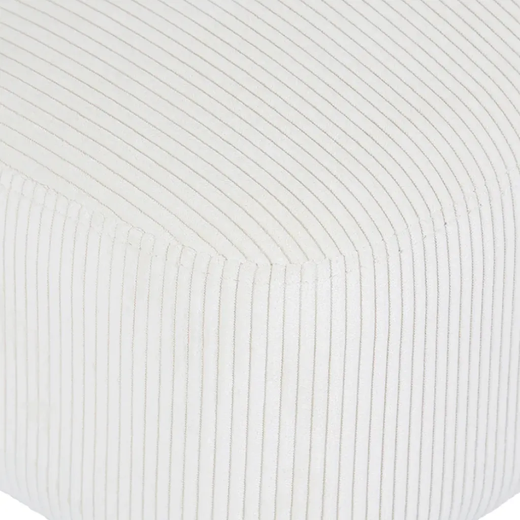 Fabrique de Styles Fauteuil en velours côtelé écru - Eleonor* Fauteuils