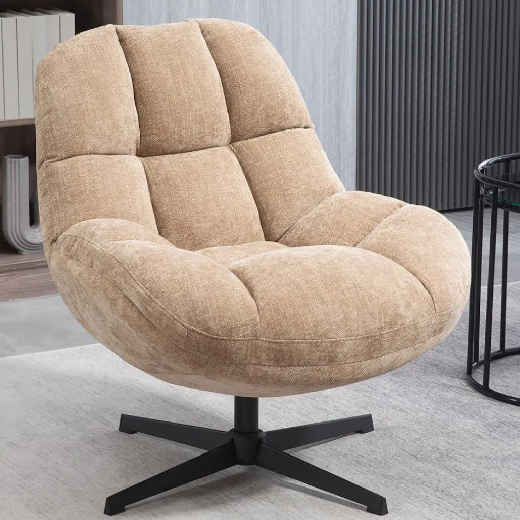 Fabrique de Styles Fauteuil pivotant en tissu - Molto* Fauteuils