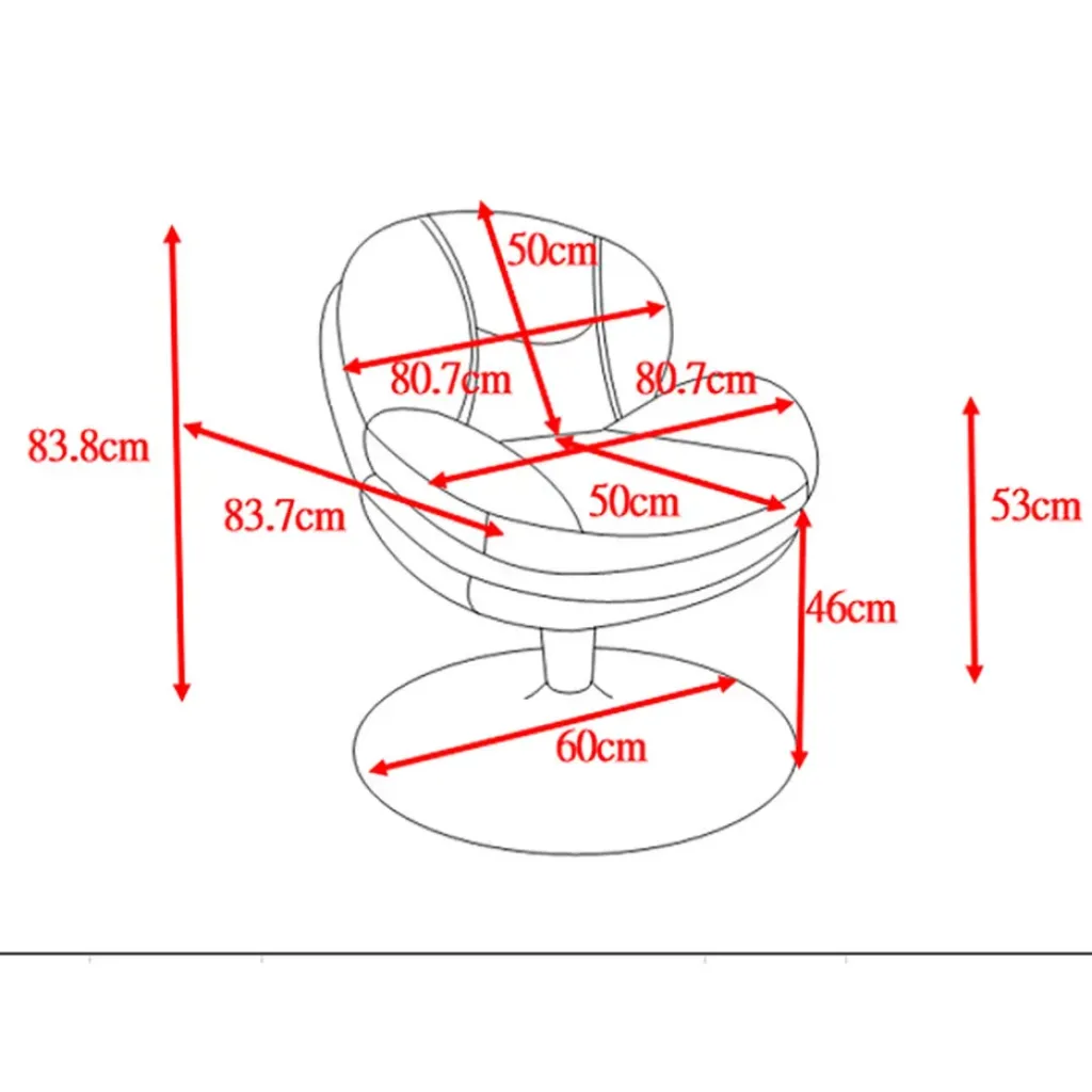 Fabrique de Styles Fauteuil pivotant en velours - Topi* Fauteuils