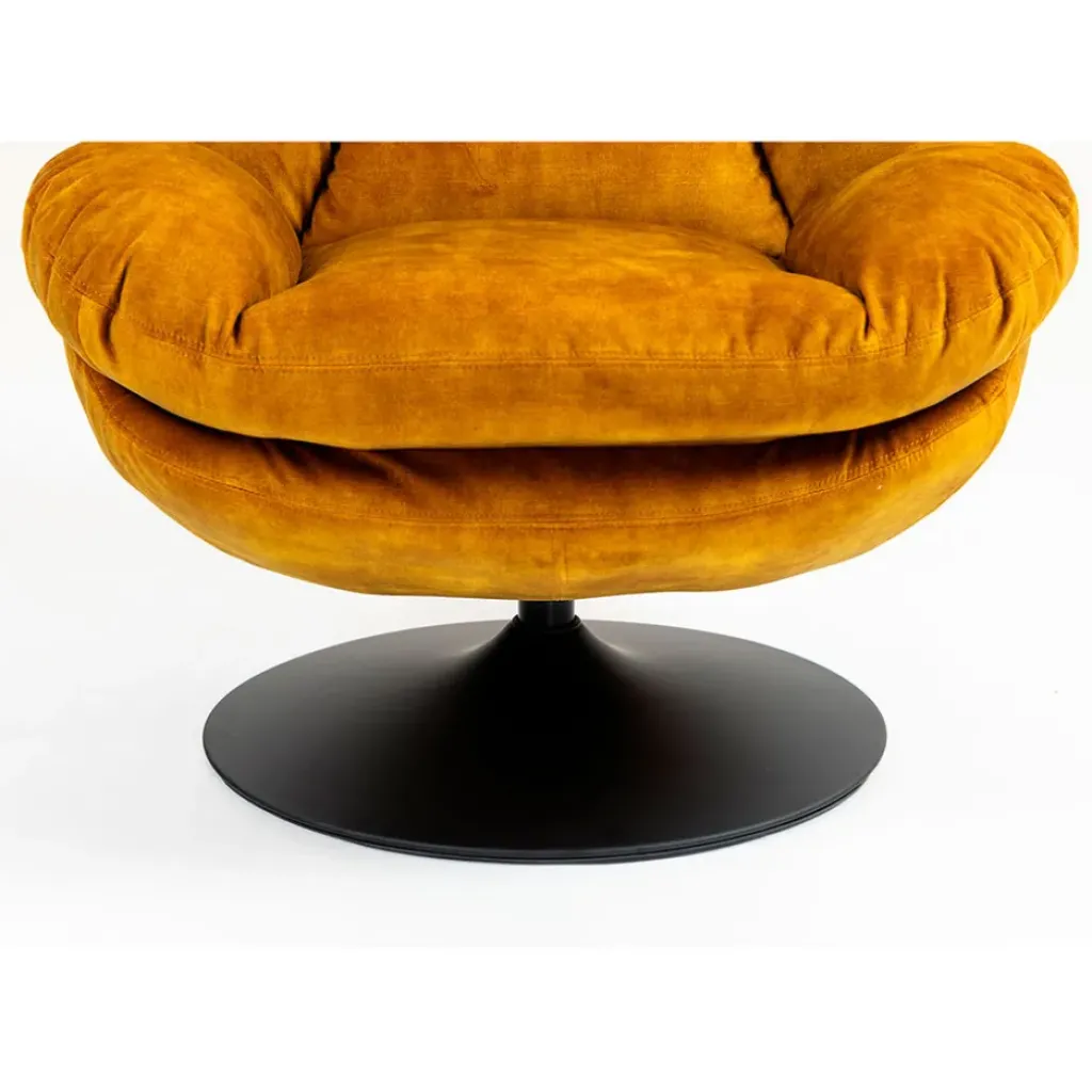 Fabrique de Styles Fauteuil pivotant en velours - Topi* Fauteuils