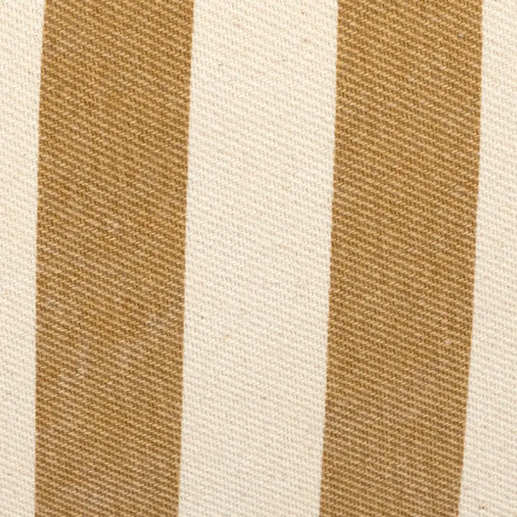 Fabrique de Styles Fauteuil rayé en coton et bois d'hévéa - Belly* Fauteuils