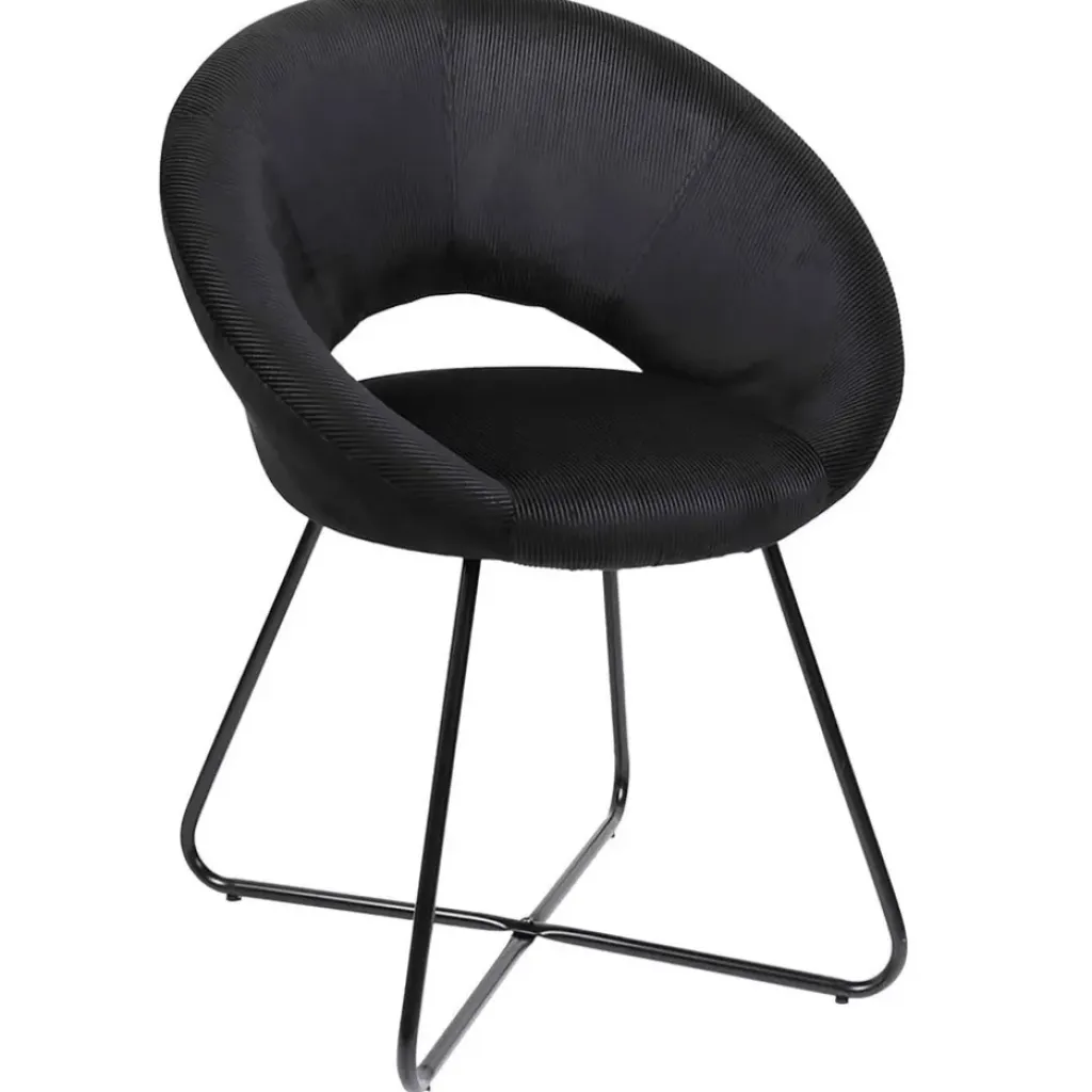 Fabrique de Styles Fauteuil rond en velours cotele - Julia* Fauteuils
