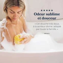 Fabrique de Styles Flacon en verre gel douche écorce d'orange et poivre noir 290ml* Savon Liquide