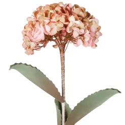 Fabrique de Styles Fleur artificielle rose et vert h74cm - Hortensia* Fleurs Et Plantes Artificielles