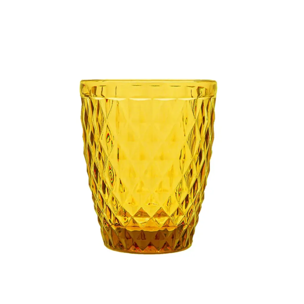 Fabrique de Styles Gobelet en verre ambré 22cl - Diamond* Verres À Eau Et Gobelets