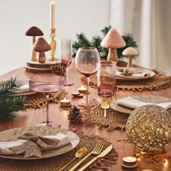 Fabrique de Styles Gobelet en verre figue et doré 55cl - Funny* Verres À Eau Et Gobelets