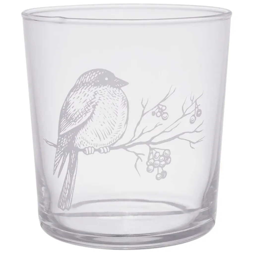 Fabrique de Styles Gobelet en verre oiseau 36cl - Bodega* Verres À Eau Et Gobelets