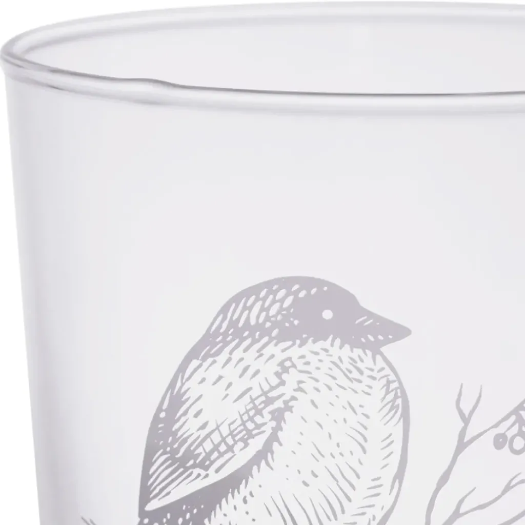 Fabrique de Styles Gobelet en verre oiseau 36cl - Bodega* Verres À Eau Et Gobelets