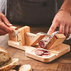 Fabrique de Styles Guillotine à saucisson en hêtre* Ustensibles De Cuisine