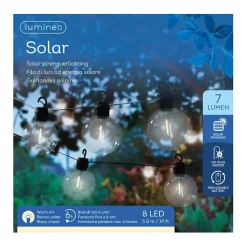 Fabrique de Styles Guirlande solaire 8 ampoules câble 5.8m*Enfant Luminaires|Jardin