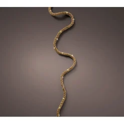 Fabrique de Styles Guirlande solaire câble en jute 5m*Enfant Luminaires|Jardin