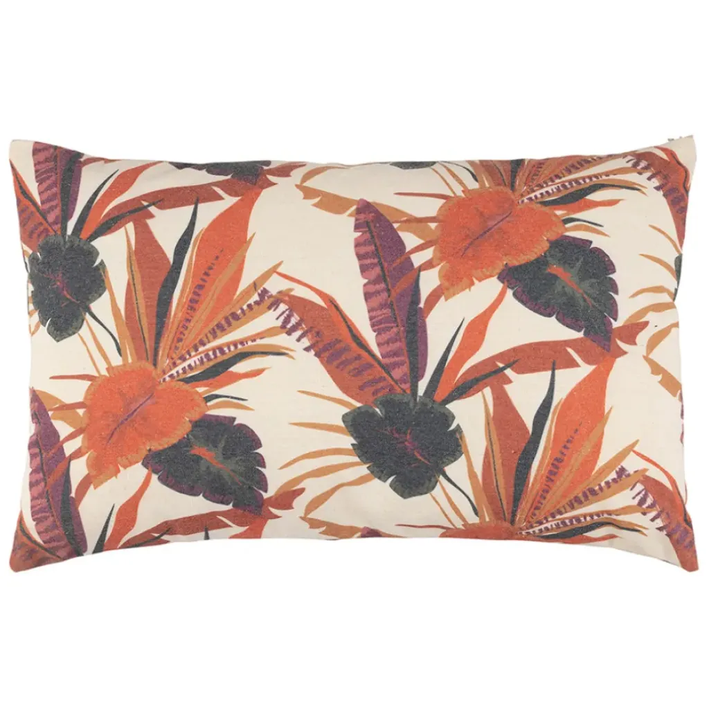 Fabrique de Styles Housse coussin en tissu et coton 50x30cm - Palmera* Coussins Et Housses