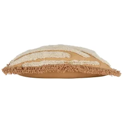 Fabrique de Styles Housse de coussin brodée écru et ocre 45x45cm -terre brulée* Coussins Et Housses