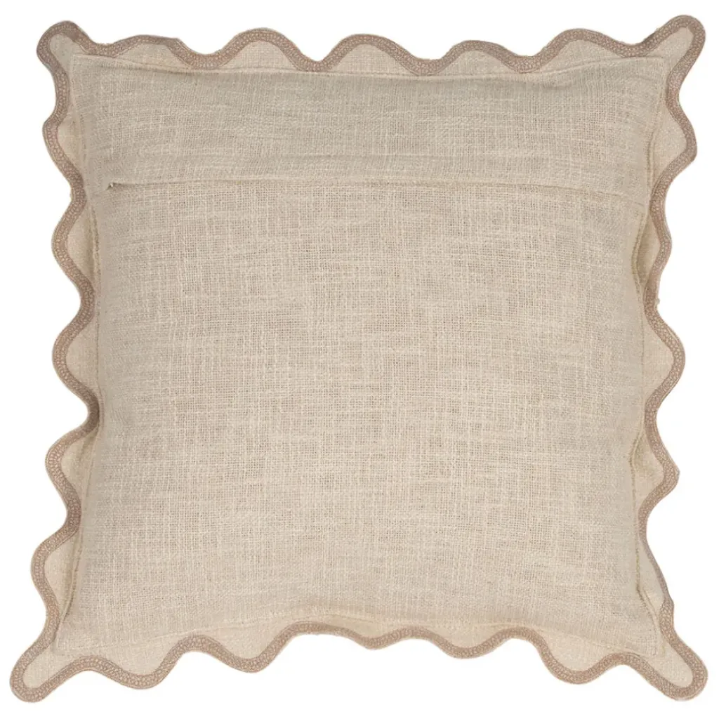 Fabrique de Styles Housse de coussin brodée hola Bella en coton 45x45cm - Lumi* Coussins Et Housses