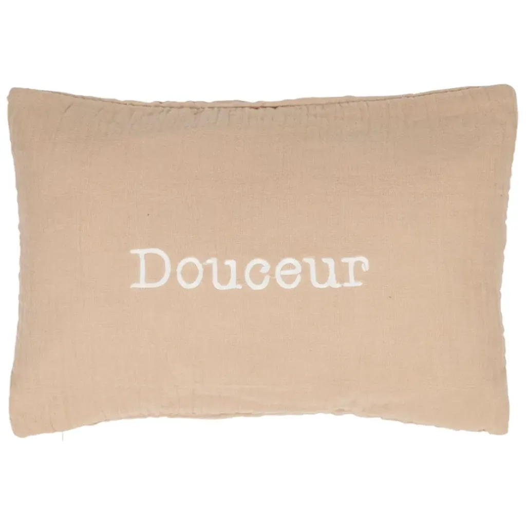 Fabrique de Styles Housse de coussin douceur en gaze de coton 50x35cm* Coussins Et Housses
