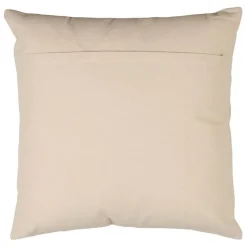 Fabrique de Styles Housse de coussin en coton écru et palmiers émeraude 45x45cm - Mocoa* Coussins Et Housses