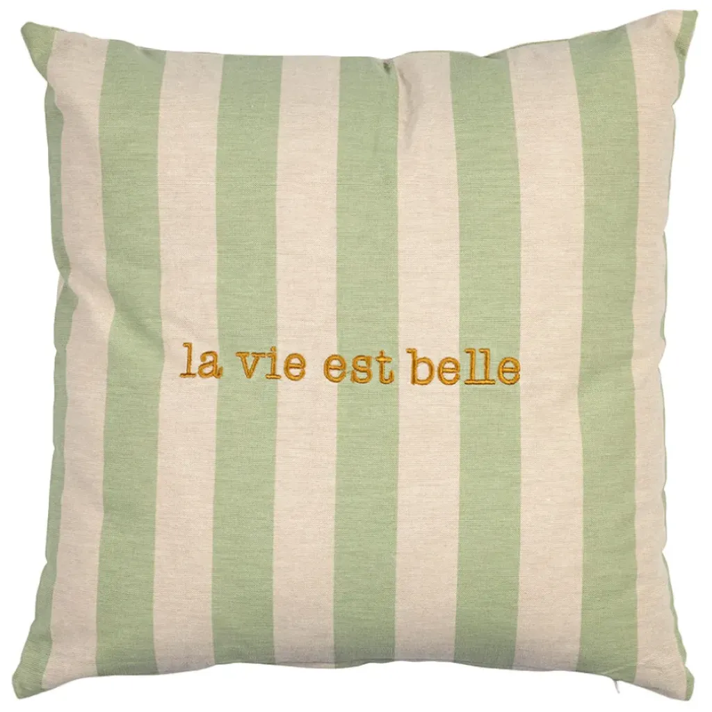 Fabrique de Styles Housse de coussin en coton 45x45cm - Famille* Coussins Et Housses