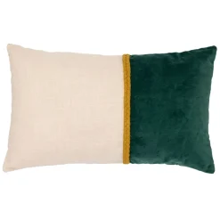 Fabrique de Styles Housse de coussin en coton et beige 50x30cm - Manarola* Coussins Et Housses