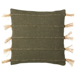 Fabrique de Styles Housse de coussin en coton et jute 45x45cm - Kolore* Coussins Et Housses