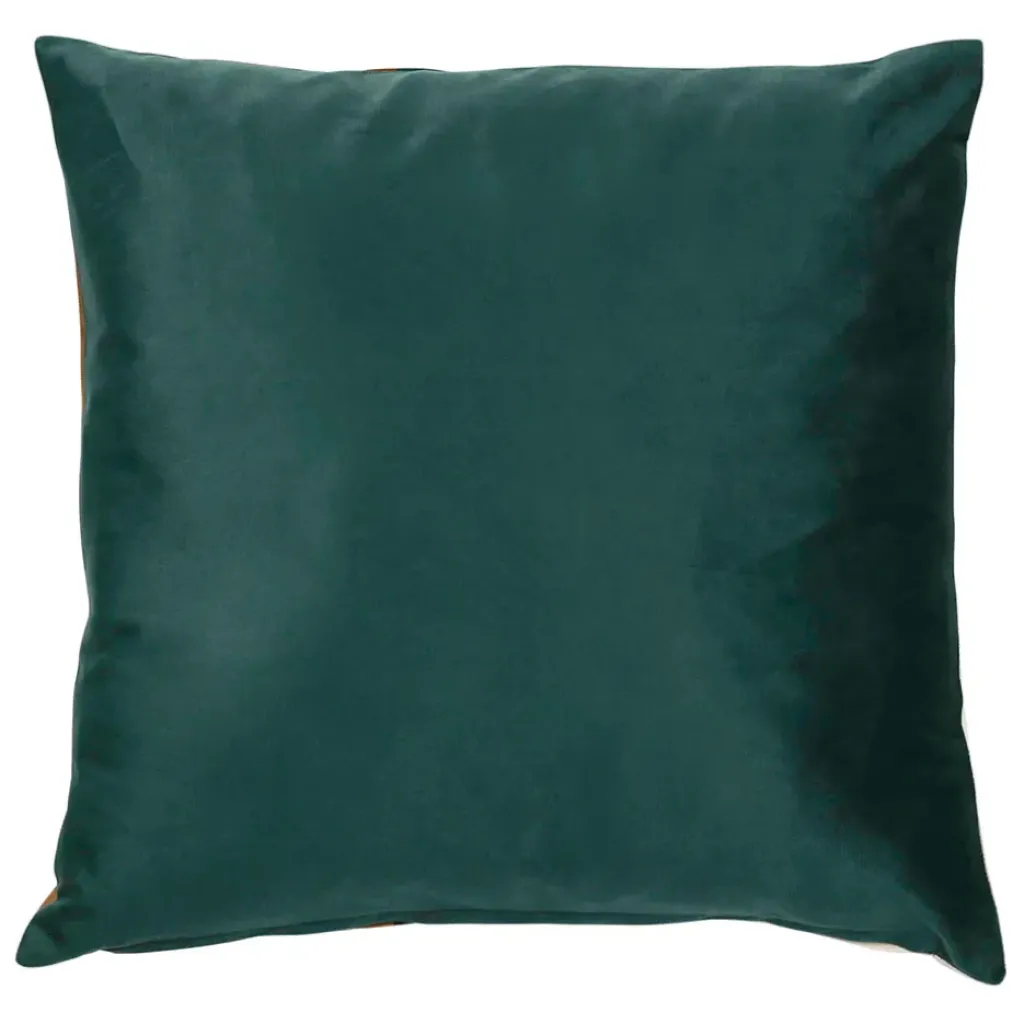 Fabrique de Styles Housse de coussin en velours émeraude et 45x45cm - Mocoa* Coussins Et Housses