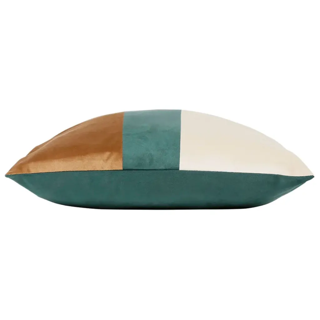 Fabrique de Styles Housse de coussin en velours émeraude et 45x45cm - Mocoa* Coussins Et Housses
