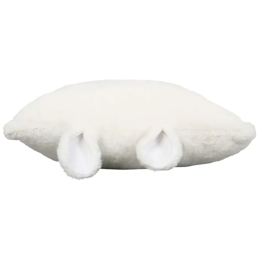 Fabrique de Styles Housse de coussin ourson en velours écru 45x45cm - Songes*Enfant Déco