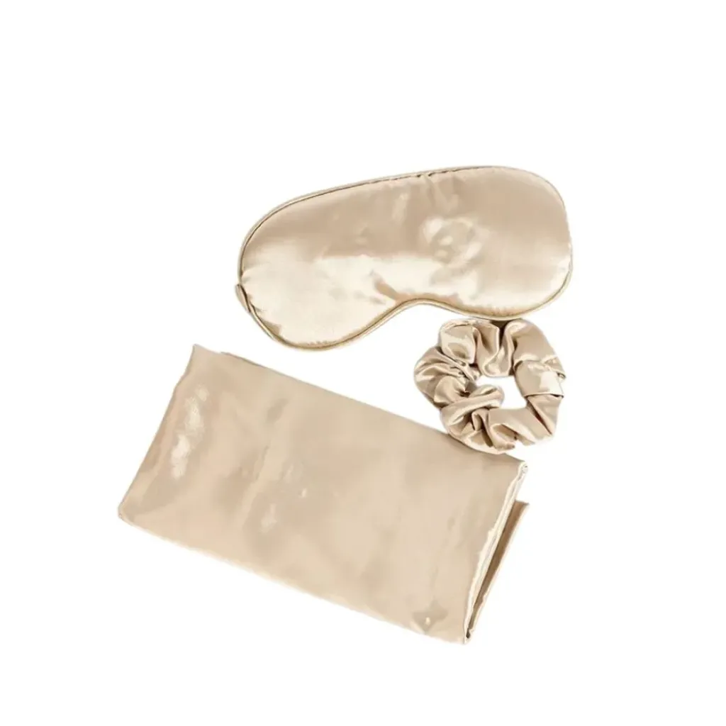 Fabrique de Styles Kit de sommeil en satin champagne* Accessoires Mode