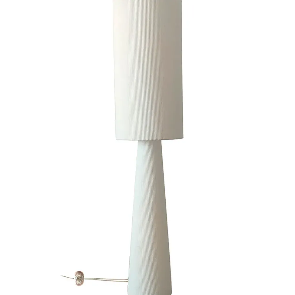 Fabrique de Styles Lampadaire en velours côtelé H130cm - Saturne* Lampadaires