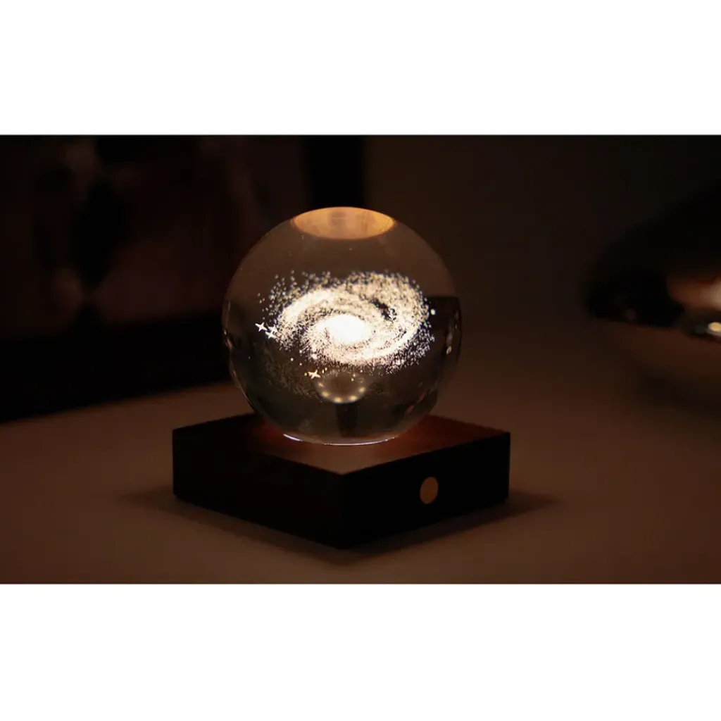 Fabrique de Styles Lampe boule de cristal 3D galaxie* Lampes À Poser