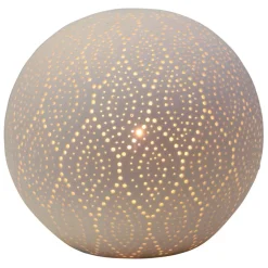 Fabrique de Styles Lampe boule dentelle he en porcelaine* Lampes À Poser