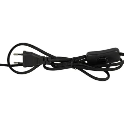 Fabrique de Styles Lampe champignon en fer émeraude et écru h40cm - Arty* Lampes À Poser