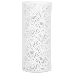 Fabrique de Styles Lampe cylindre en porcelaine h27.5cm - mandarin* Lampes À Poser