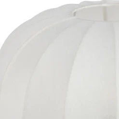 Fabrique de Styles Lampe en coton écru d40xh28.5cm - Aurore* Lampes À Poser