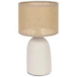 Fabrique de Styles Lampe en céramique écru h28cm - Essencia* Lampes À Poser