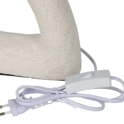 Fabrique de Styles Lampe en céramique et coton h38cm - Organic* Lampes À Poser